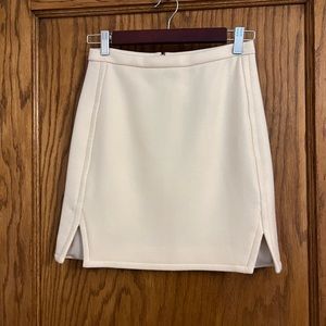 J.Crew Womens Wool Skirt - Size 00 - Color Ivory
